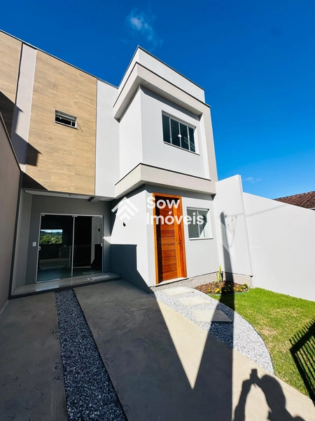 Casa nova à venda no bairro Souza Cruz – Brusque/SC: 1ª foto da galeria de imagens do imóvel