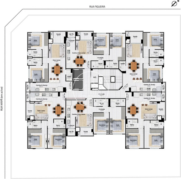Apartamento em Camboriú, com entrega em 2022: 21ª foto da galeria de imagens do imóvel