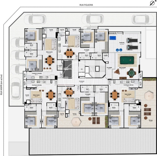 Apartamento em Camboriú, com entrega em 2022: 22ª foto da galeria de imagens do imóvel