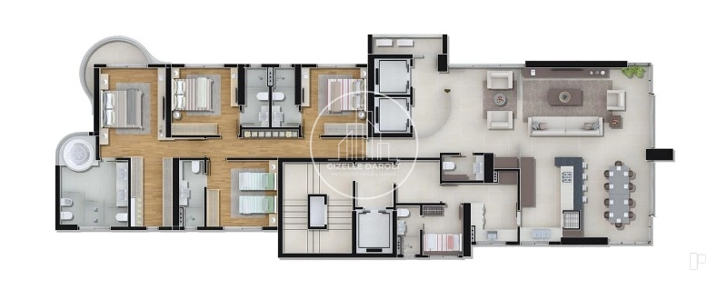 Apartamento alto padrão Luxo na Barra Sul em Balneário Camboriú: 4ª foto da galeria de imagens do imóvel