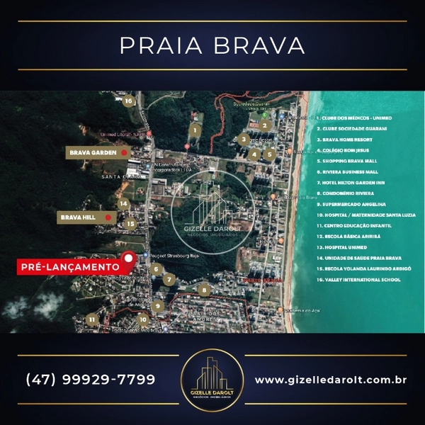 Em construção Praia Brava/Itajaí: 28ª foto da galeria de imagens do imóvel