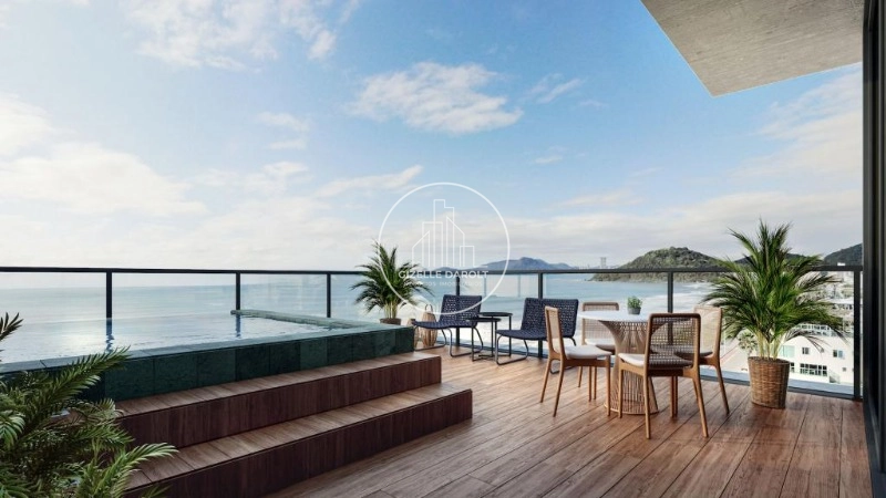 Apartamento na Praia Brava de frente para o Mar: 2ª foto da galeria de imagens do imóvel