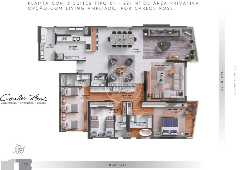 Apartamento com a melhor planta 4 suítes em construção Bal. Camboriú: 33ª foto da galeria de imagens do imóvel