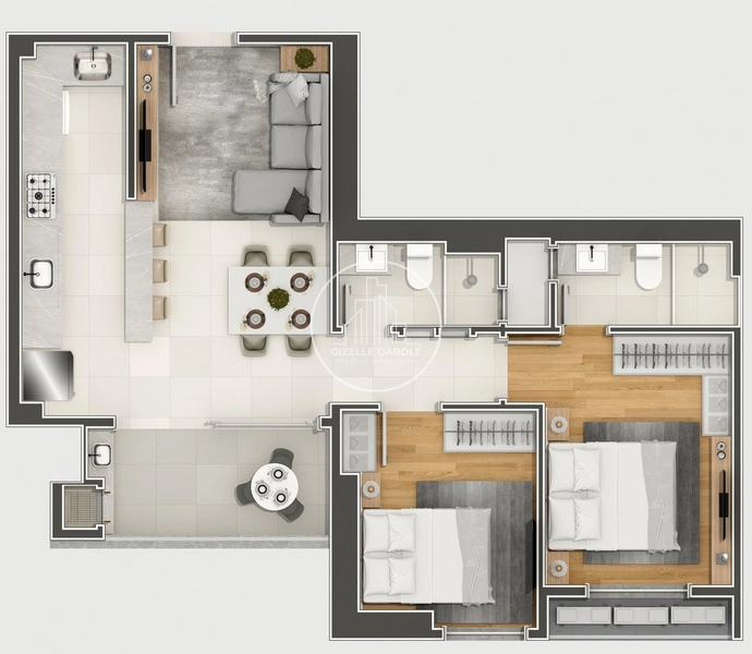 Apartamento em Construção em Camboriú: 15ª foto da galeria de imagens do imóvel