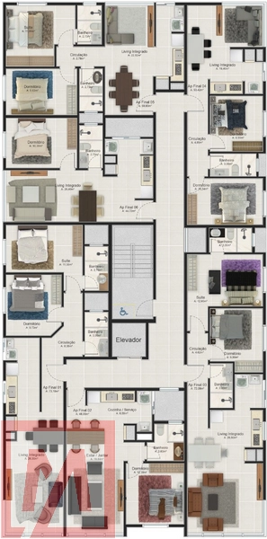 RESIDENCIAL ACQUA BEACH: 4ª foto da galeria de imagens do imóvel