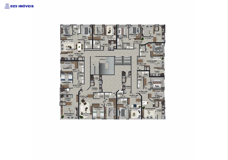 Apartamento na planta, 2 dorm, suíte, 3 quadras do mar: 3ª foto da galeria de imagens do imóvel