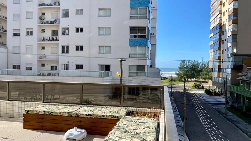 Apartamento com vista para o mar da praia de capão da canoa