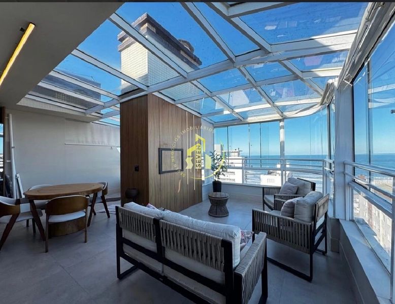 Cobertura Duplex 4 dormit, 2 boxes, vista mar eterna, Capão da Canoa.