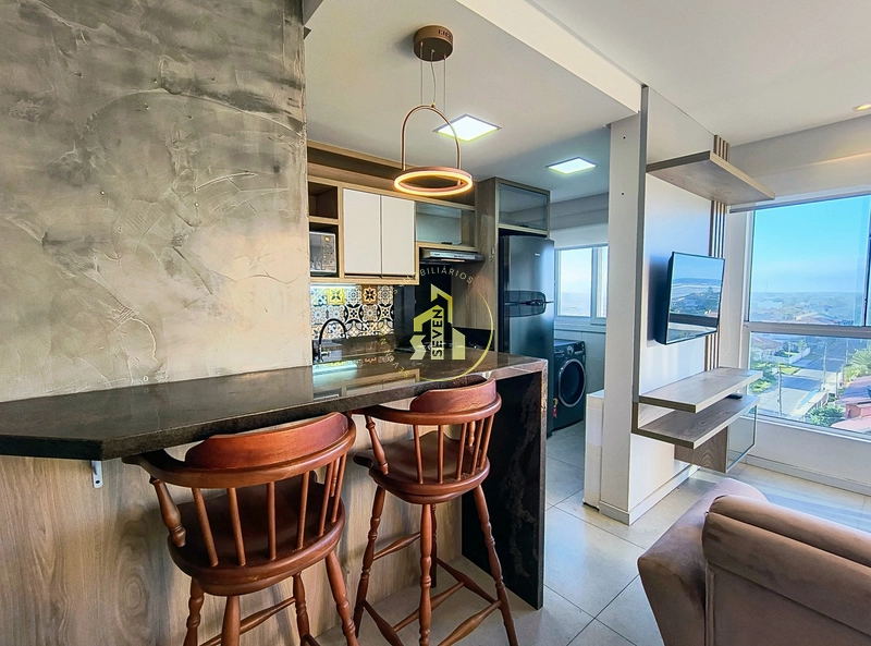 Apartamento com vista para o mar e a praia de capão da Canoa: 2ª foto da galeria de imagens do imóvel