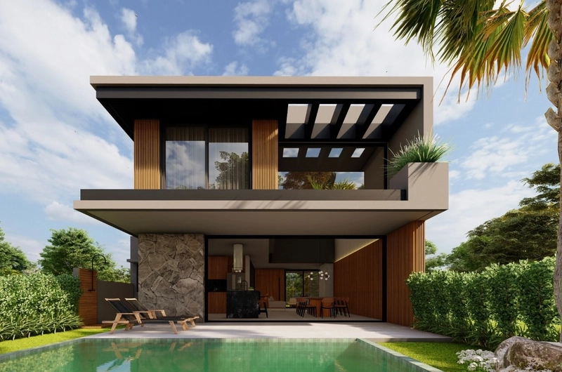 Excelente Sobrado beira lago à venda no Condomínio Sunset: 2ª foto da galeria de imagens do imóvel