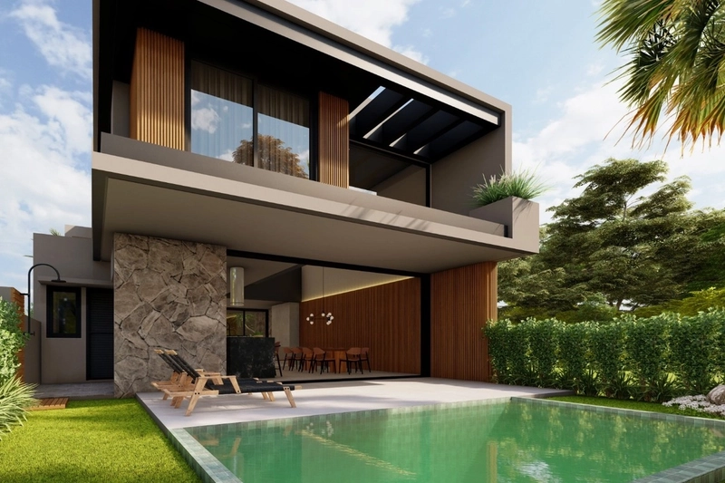 Excelente Sobrado beira lago à venda no Condomínio Sunset: 3ª foto da galeria de imagens do imóvel