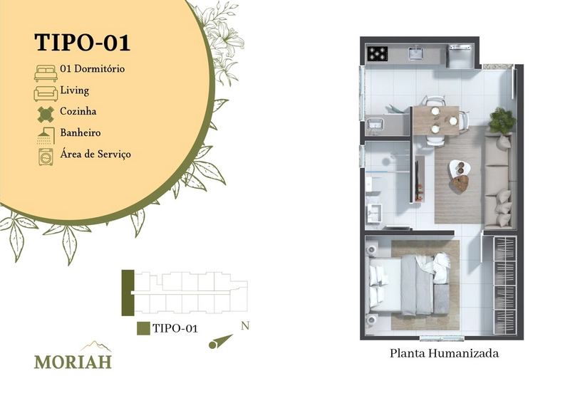 RESIDENCIAL MORIAH: 11ª foto da galeria de imagens do imóvel
