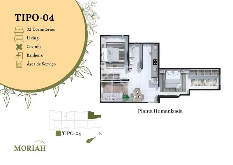 RESIDENCIAL MORIAH: 14ª foto da galeria de imagens do imóvel