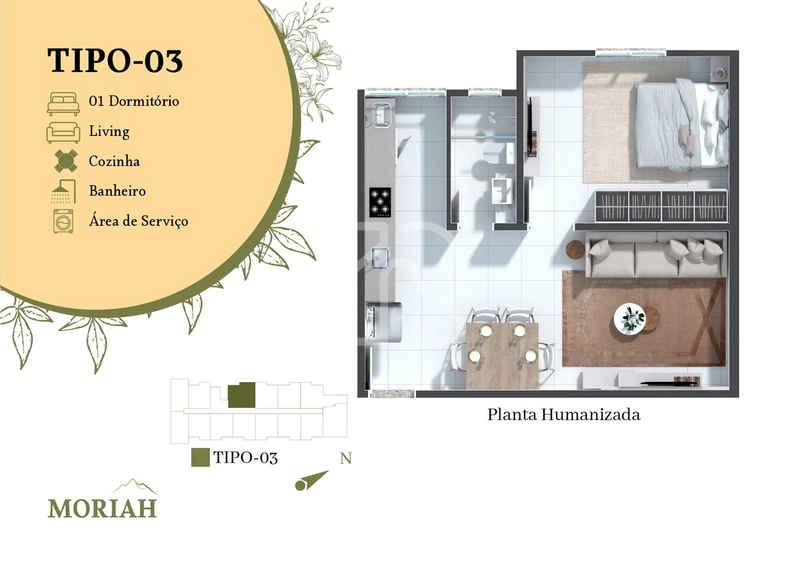 RESIDENCIAL MORIAH: 13ª foto da galeria de imagens do imóvel