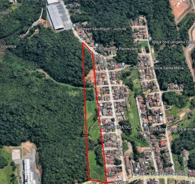Terreno Joinville: 2ª foto da galeria de imagens do imóvel