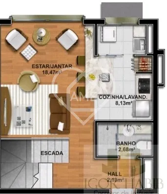 APARTAMENTO À VENDA NO EDIFÍCIO RESIDENCIAL PROVENCE: 12ª foto da galeria de imagens do imóvel