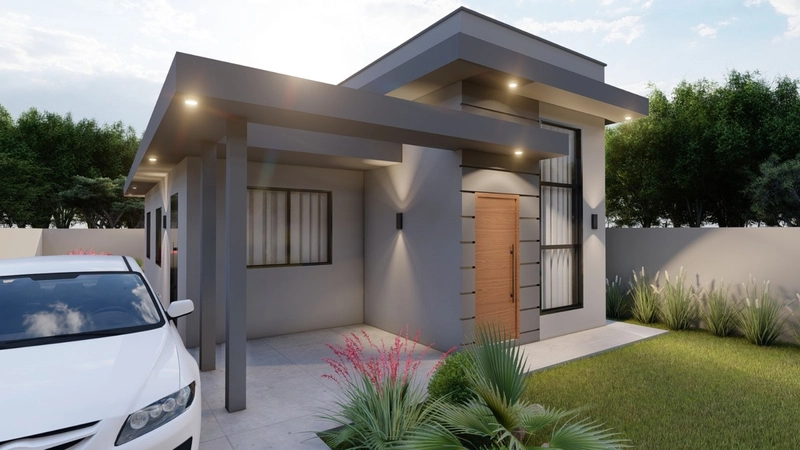 Casa nova, moderna e com quintal amplo esperando por você!: 4ª foto da galeria de imagens do imóvel