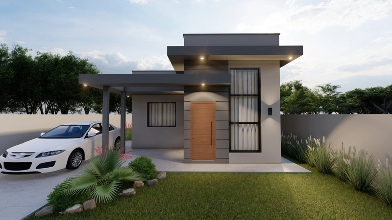 Casa nova, moderna e com quintal amplo esperando por você!: 1ª foto da galeria de imagens do imóvel