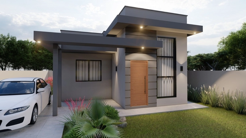Casa nova, moderna e com quintal amplo esperando por você!: 2ª foto da galeria de imagens do imóvel