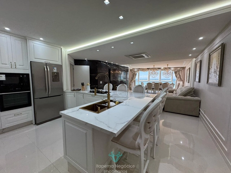 Apartamento com vista mar, 4 suítes 3 vagas. Itapema: 8ª foto da galeria de imagens do imóvel