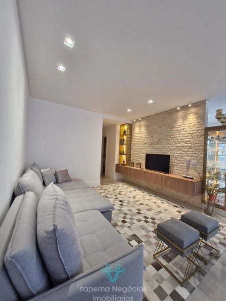 4 suítes 3 vagas - Mobiliado e decorado com vista mar.: 8ª foto da galeria de imagens do imóvel