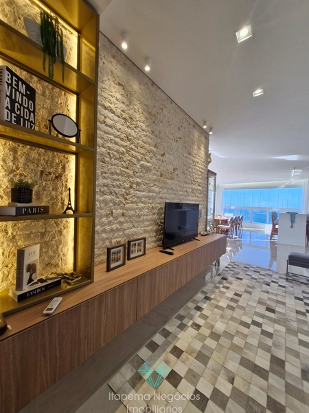 4 suítes 3 vagas - Mobiliado e decorado com vista mar.: 4ª foto da galeria de imagens do imóvel