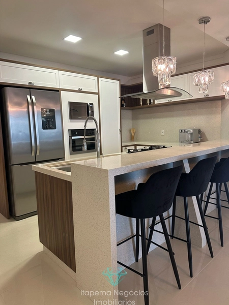 Apartamento com vista mar, 4 suítes 3 vagas. Itapema: 8ª foto da galeria de imagens do imóvel