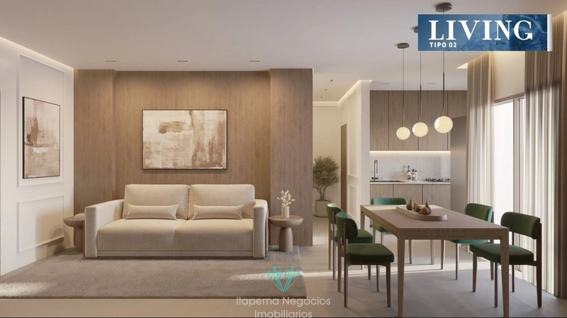 Apartamento à Venda – 2 Dormitórios (1 Suíte) com Vaga de Garagem: 1ª foto da galeria de imagens do imóvel