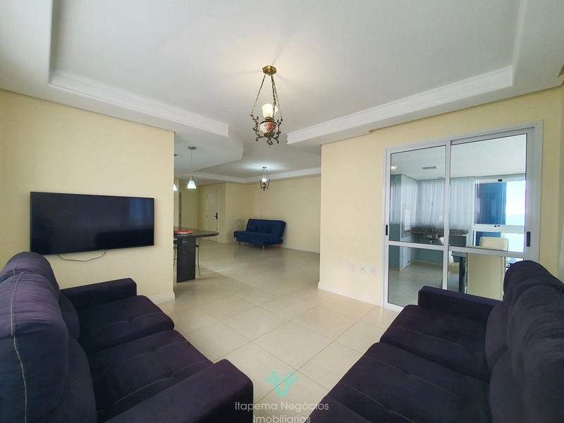 Apartamento mobiliado e equipado, frente ao mar, com 141m² e 2 vagas: 10ª foto da galeria de imagens do imóvel
