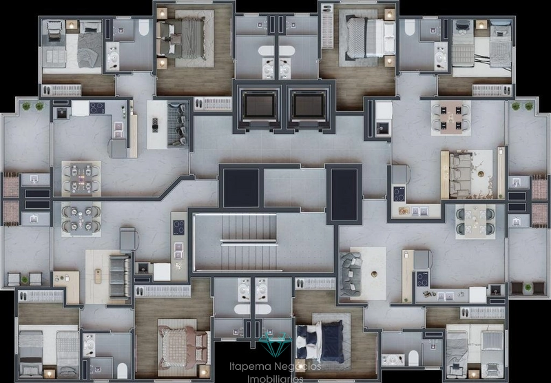 2 dormitórios, 1 suíte, 70m² privativos, lazer completo.: 15ª foto da galeria de imagens do imóvel