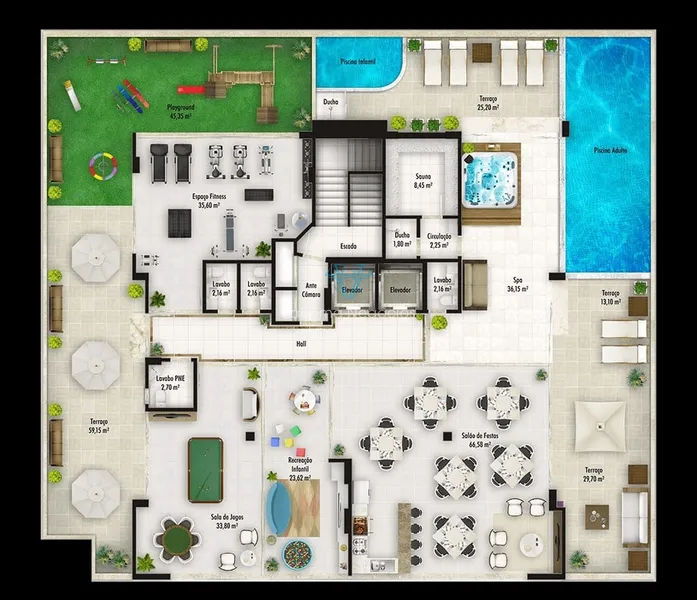 Apartamento 3 Dormitórios Sendo 3 Suítes.: 30ª foto da galeria de imagens do imóvel