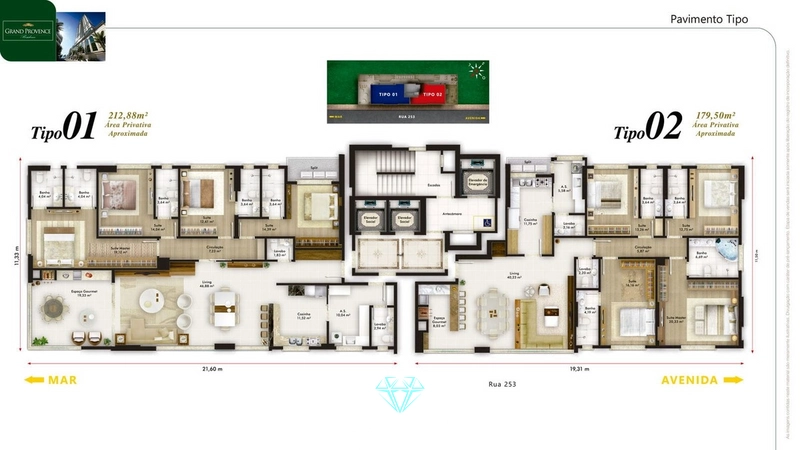 Apartamento de alto padrão na Meia Praia.: 4ª foto da galeria de imagens do imóvel