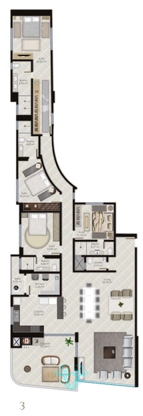 Apartamento 4 Dormitórios Sendo 4 Suítes , Frente avenida.: 39ª foto da galeria de imagens do imóvel