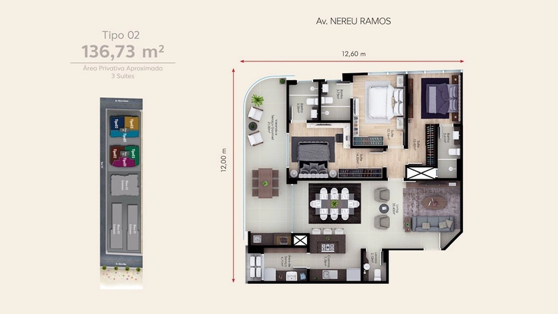 Apartamento 3 suítes 2 vagas: 17ª foto da galeria de imagens do imóvel