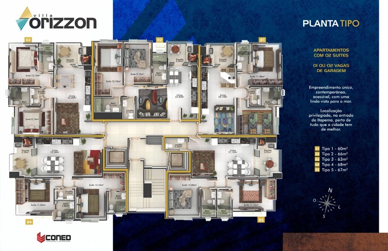 Apartamento 2 Suítes 1 Vaga: 35ª foto da galeria de imagens do imóvel