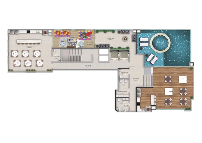Apartamento 2 suítes 1 vagas - Morretes: 17ª foto da galeria de imagens do imóvel
