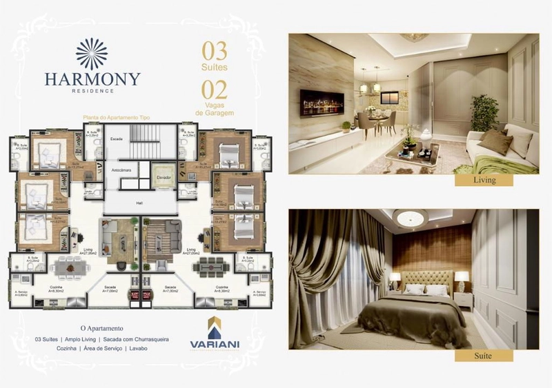 Apartamento 3 suítes 2 vagas: 12ª foto da galeria de imagens do imóvel