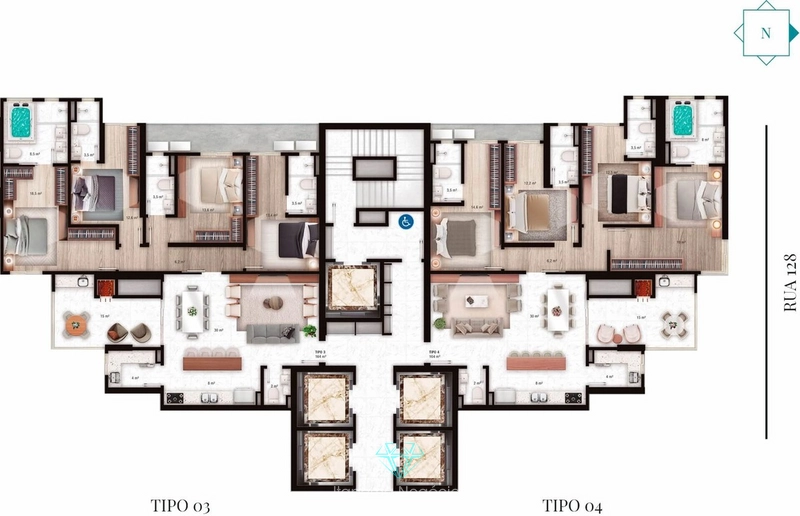 Apartamento 4 Suítes 3 Vagas: 8ª foto da galeria de imagens do imóvel