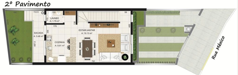 Sobrado triplex no Jardim América: 2ª foto da galeria de imagens do imóvel