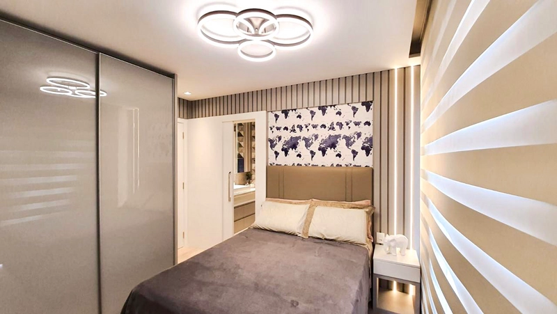 Apartamento finamente mobiliado com 3 suítes no Villagio: 10ª foto da galeria de imagens do imóvel