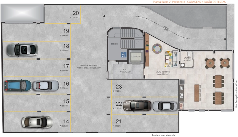 Residencial Villaggio Mariano de 3 dormitórios no Cruzeiro: 9ª foto da galeria de imagens do imóvel