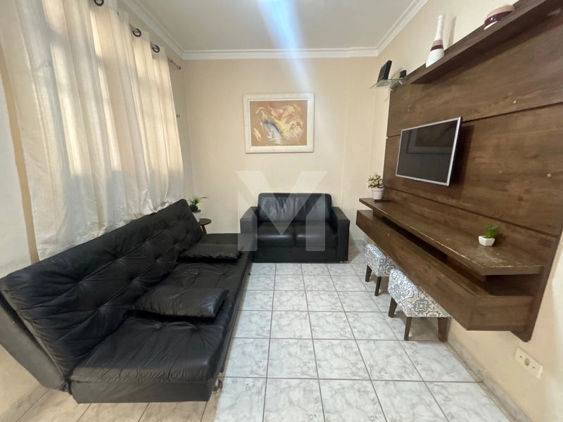 APARTAMENTO 1 DORMITÓRIO PORTEIRA FECHADA NA Vila Tupi – Praia Grande: 1ª foto da galeria de imagens do imóvel