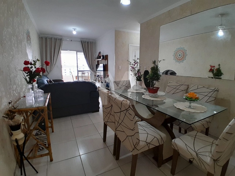 Apartamento 300 metros do mar á venda em Praia Grande, Ocian