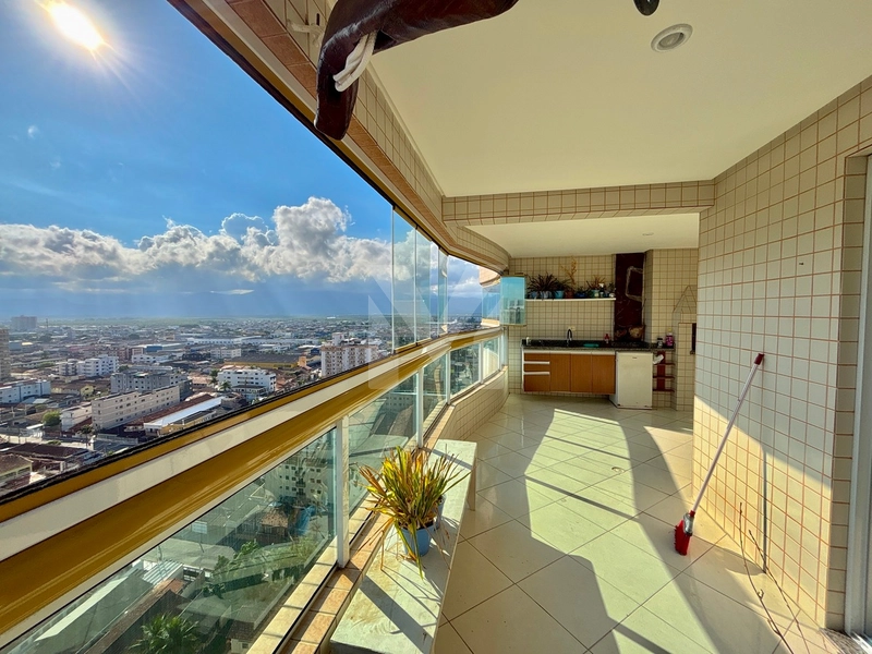 Vista livre e definitiva, 3 Dorm(1suíte) há 300m da Praia - Aviação: 2ª foto da galeria de imagens do imóvel