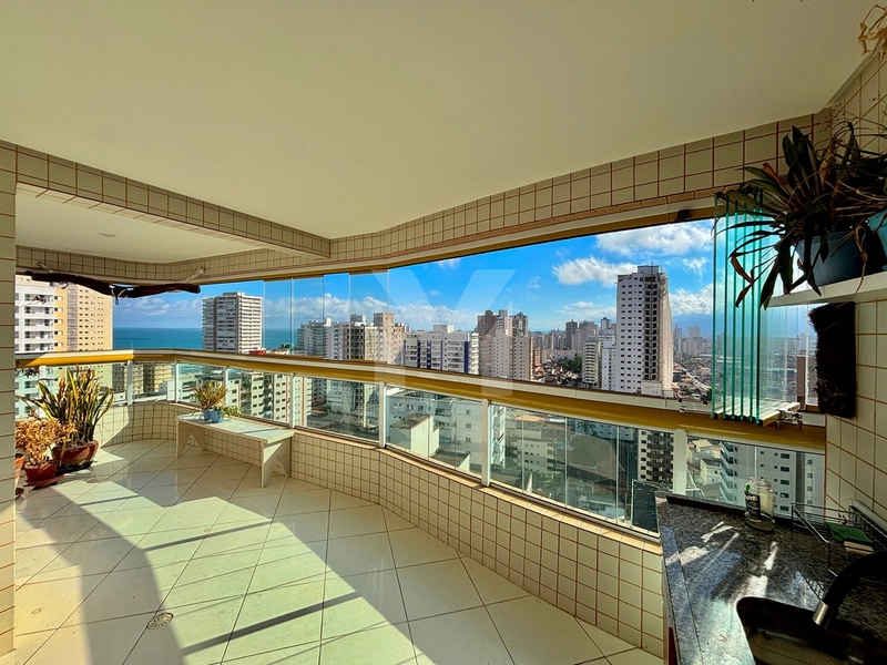 Vista livre e definitiva, 3 Dorm(1suíte) há 300m da Praia - Aviação: 1ª foto da galeria de imagens do imóvel