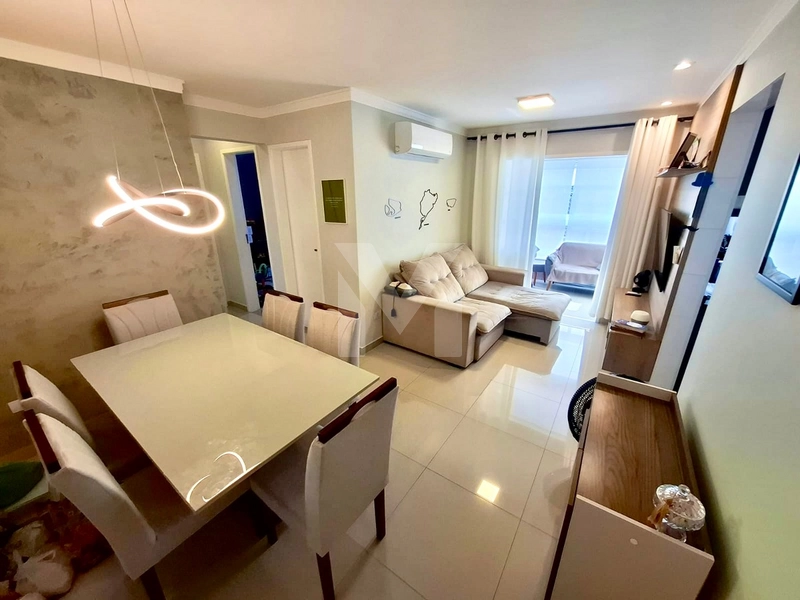 Vista livre, semi-mobiliado 2Dorm(1suíte) - Canto do Forte