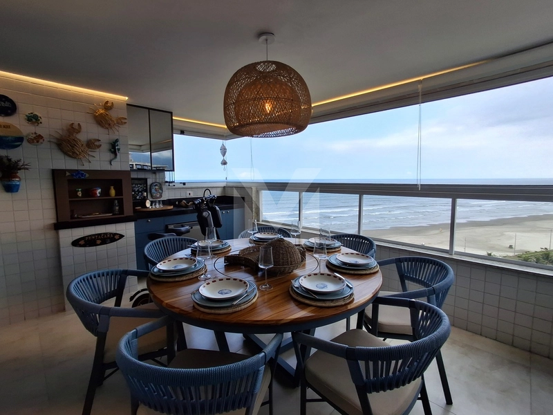 Lindo apartamento 3 dormitórios frente mar mobiliado no Caiçara: 11ª foto da galeria de imagens do imóvel