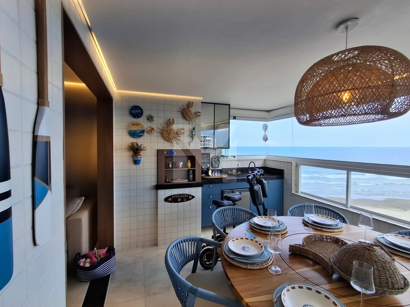 Lindo apartamento 3 dormitórios frente mar mobiliado no Caiçara: 12ª foto da galeria de imagens do imóvel