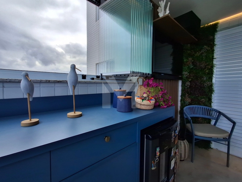 Lindo apartamento 3 dormitórios frente mar mobiliado no Caiçara: 9ª foto da galeria de imagens do imóvel