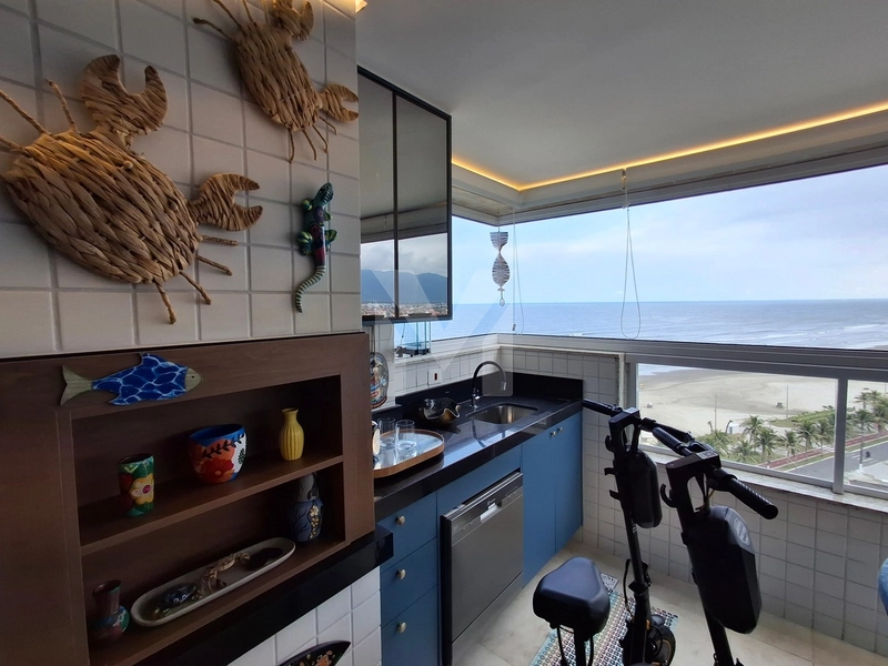Lindo apartamento 3 dormitórios frente mar mobiliado no Caiçara: 14ª foto da galeria de imagens do imóvel